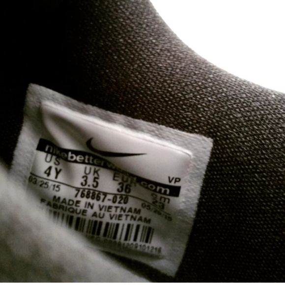 KD 8 Green Glow 2017 Nike 8 GS SZ 4Y Women's 5.5 Night Silver 768867-020 - Picture 7 of 7